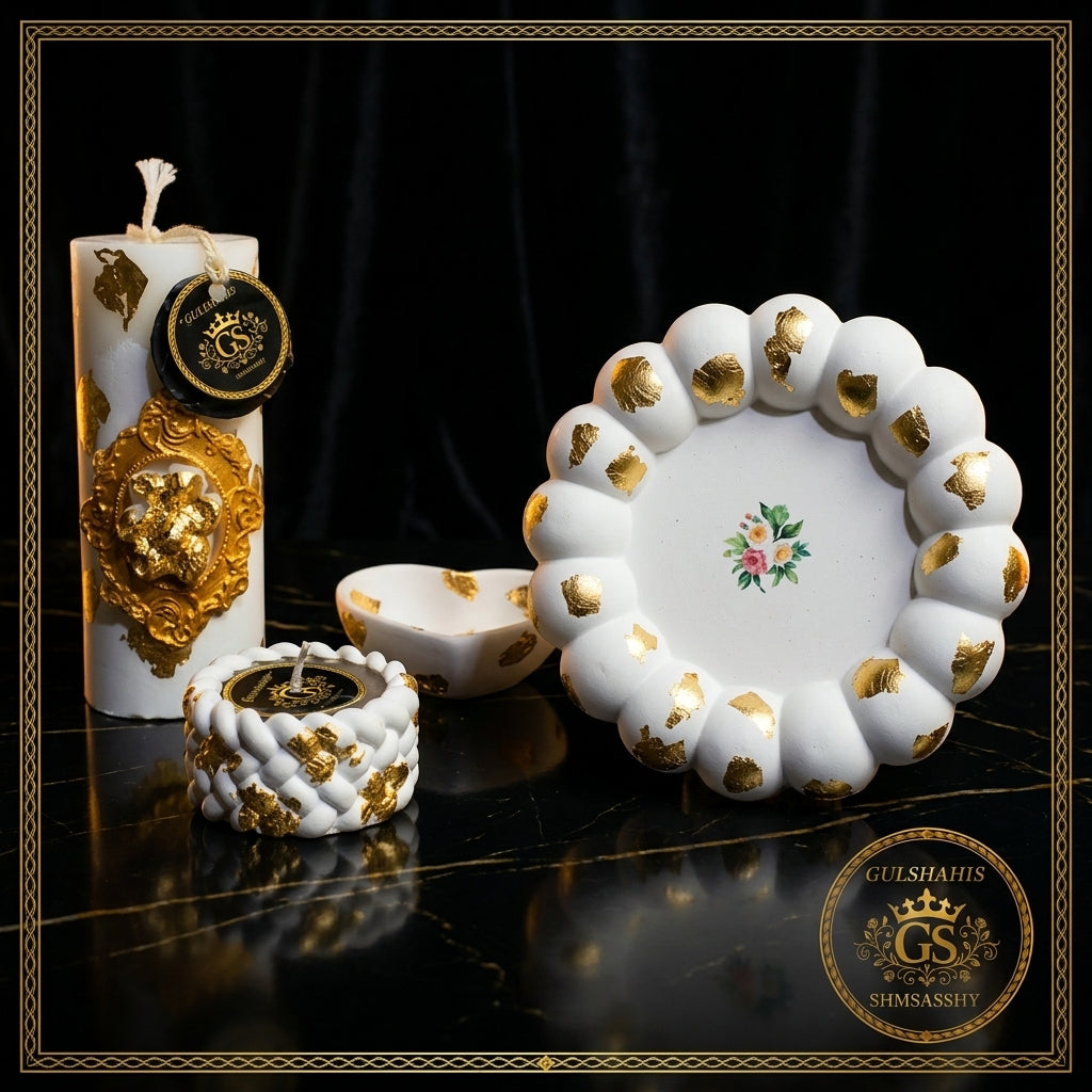 3D Detail Candle Set