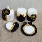 Gold Foil Candle Set - Gulshahis (Image 1)
