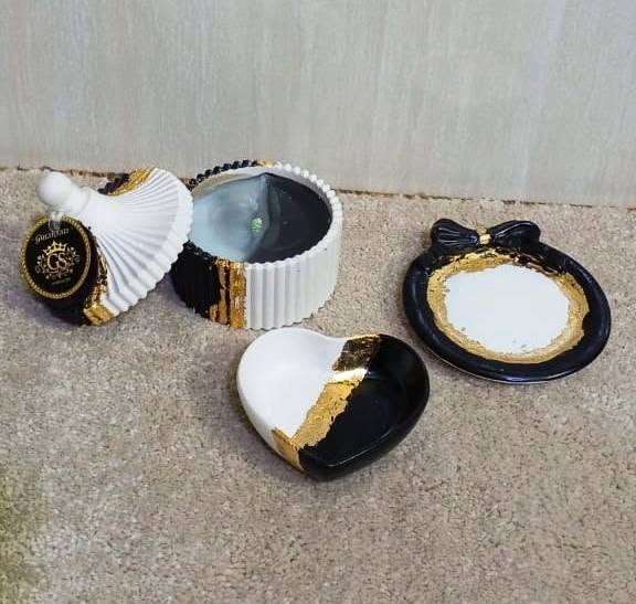 Gold Foil Candle Set - Gulshahis (Image 2)