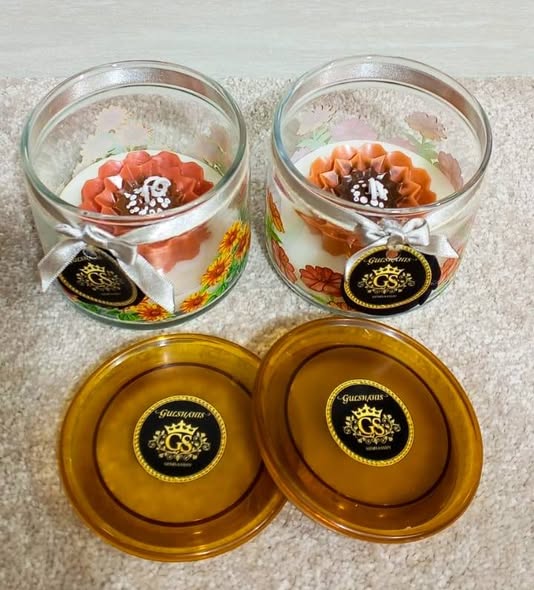 Glass Candle Set - Gulshahis (Image 2)