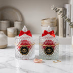 Set of 2 Crystal Candle Set