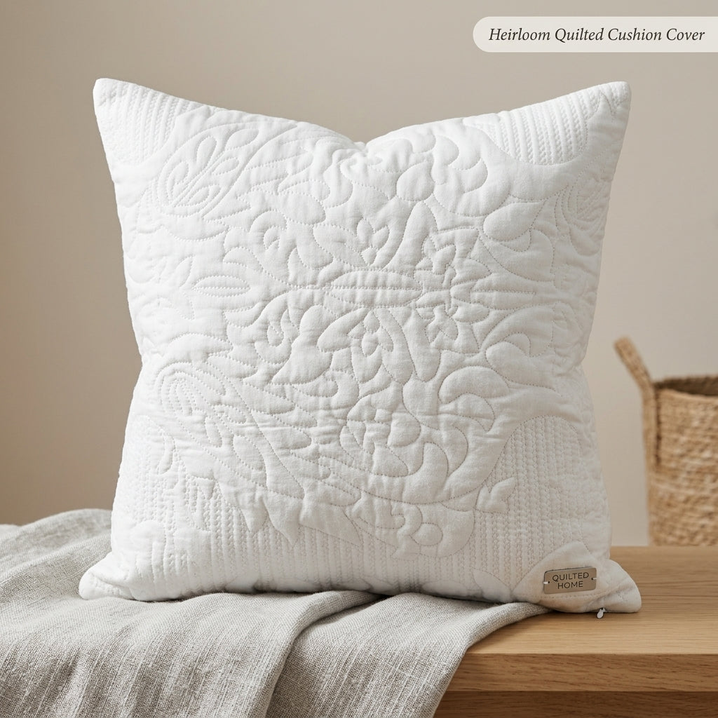 Set of 2 Quilted Cushion Cover Set 3