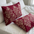 Set of 3 Embroidered Cushion Cover Set 2