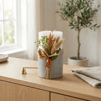Pampas Grass Candle Set