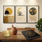 Marble Textured Hand-Painted Canvas