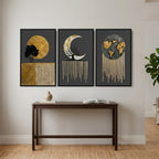 Marble Textured Hand-Painted Canvas