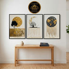 Marble Textured Hand-Painted Canvas