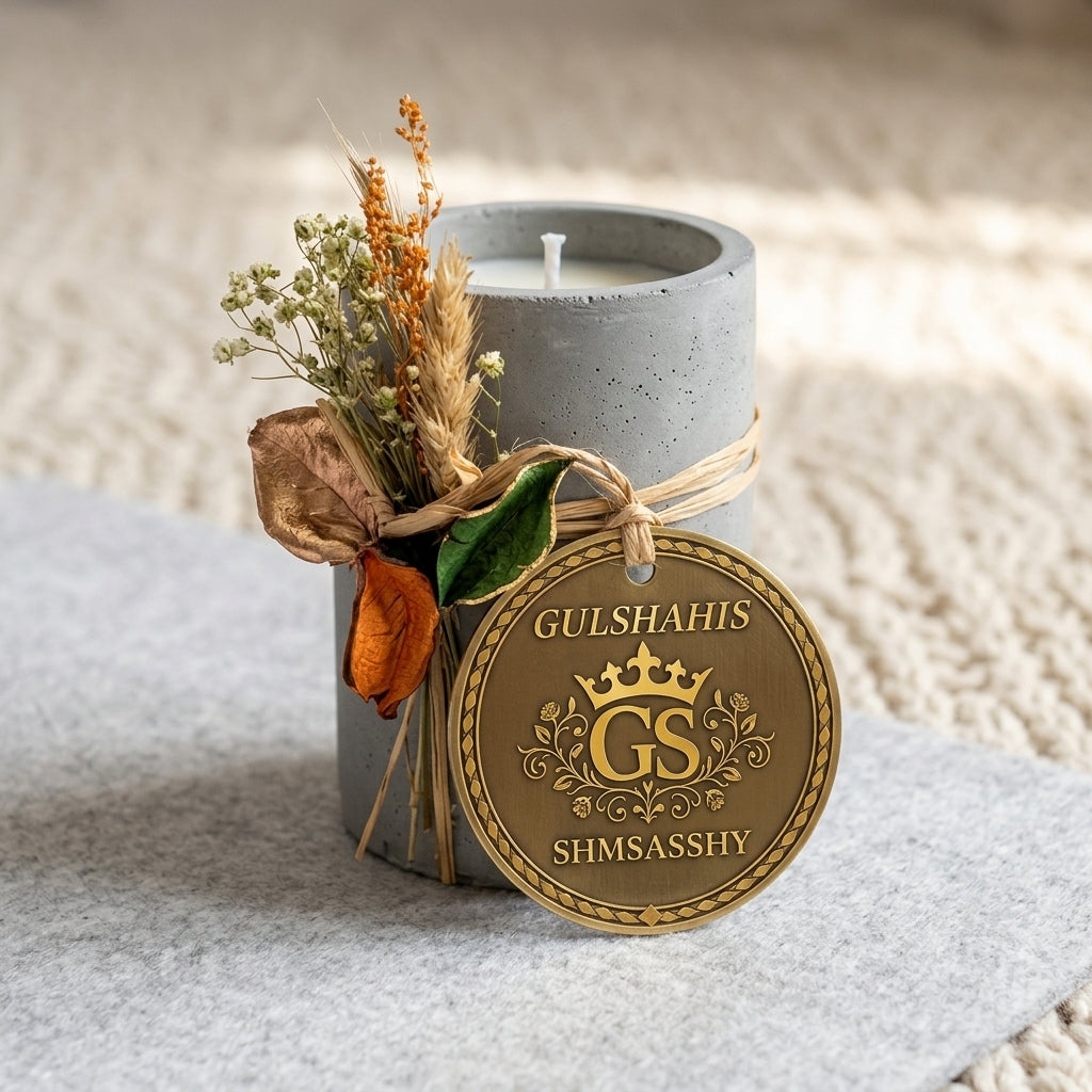 Pampas Grass Candle Set