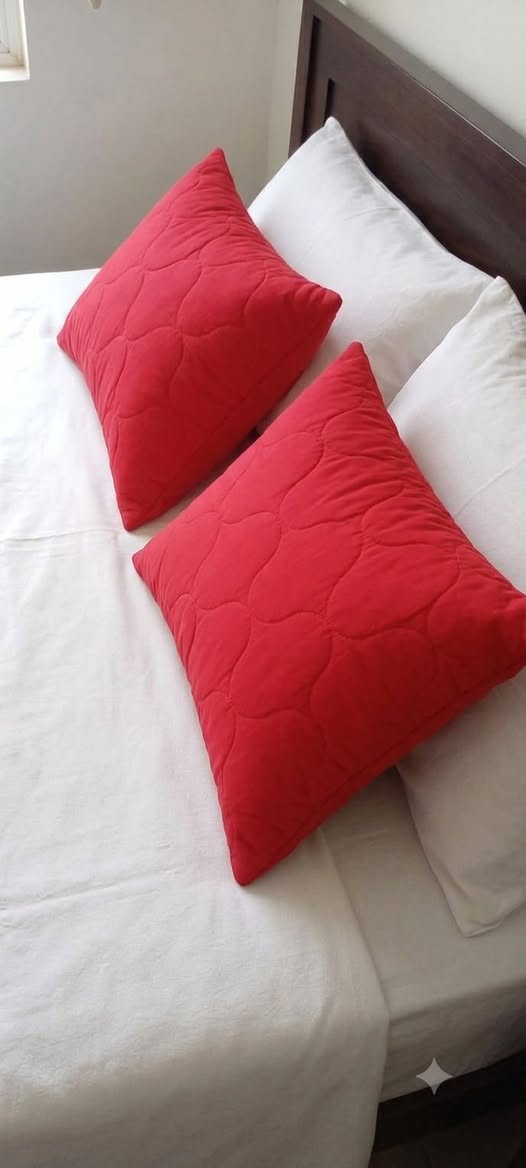 Set of 2 Quilted Cushion Cover