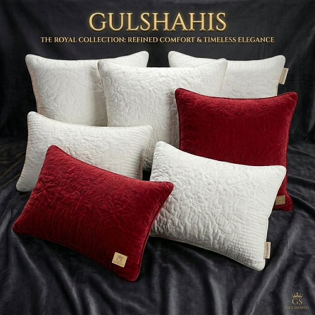 Set of 2 Quilted Cushion Cover Set 3