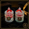 Set of 2 Crystal Candle Set