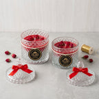 Set of 2 Crystal Candle Set
