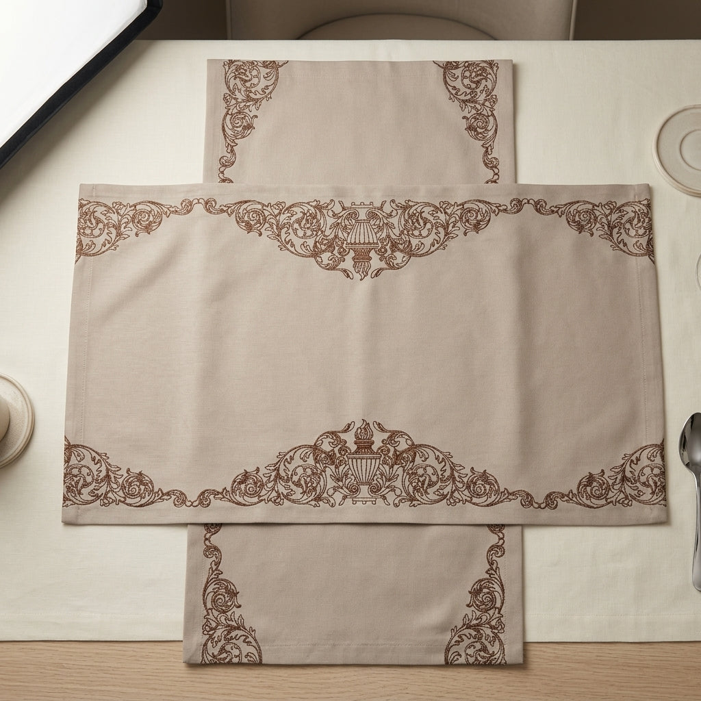 Set of 2 Embroidered Cushion Cover Set 2