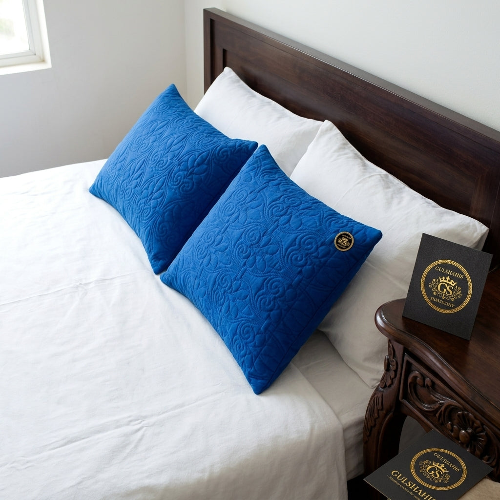 Set of 2 Quilted Cushion Cover