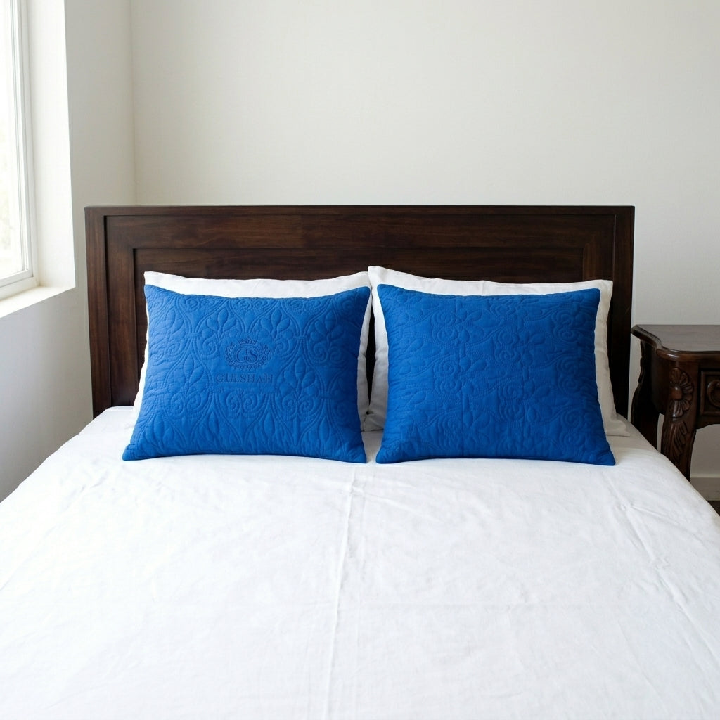 Set of 2 Quilted Cushion Cover