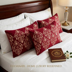 Set of 3 Embroidered Cushion Cover Set 2