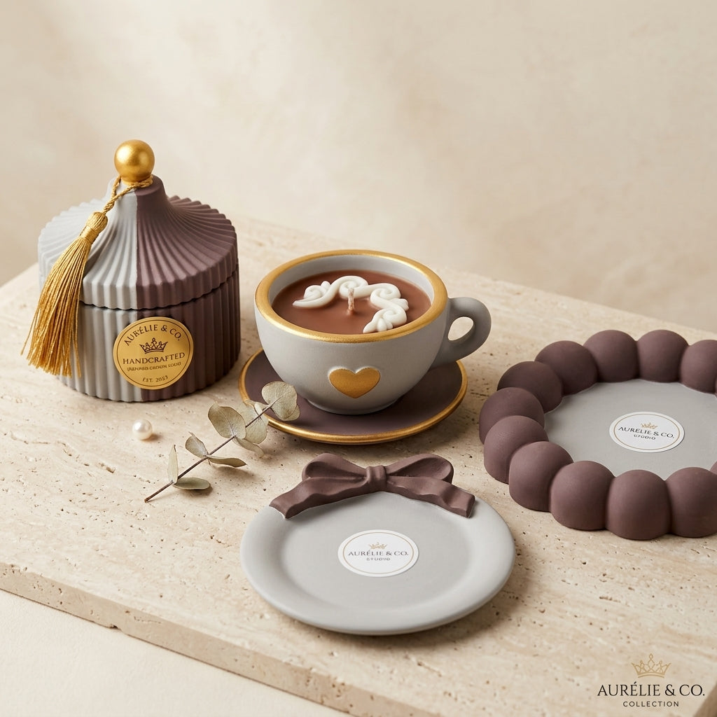 Two-Toned Candle Set