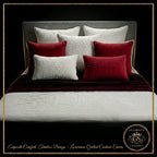 Set of 2 Quilted Cushion Cover Set 3